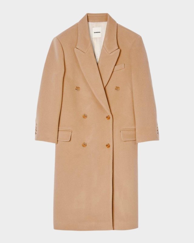Automne Double-Breasted Wool Coat